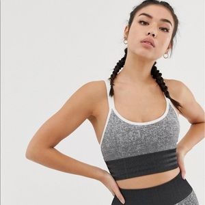adidas Training Primeknit Gray Bra Medium
